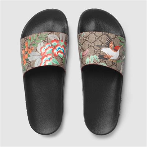 gucci multicolor slides|gucci slides cost.